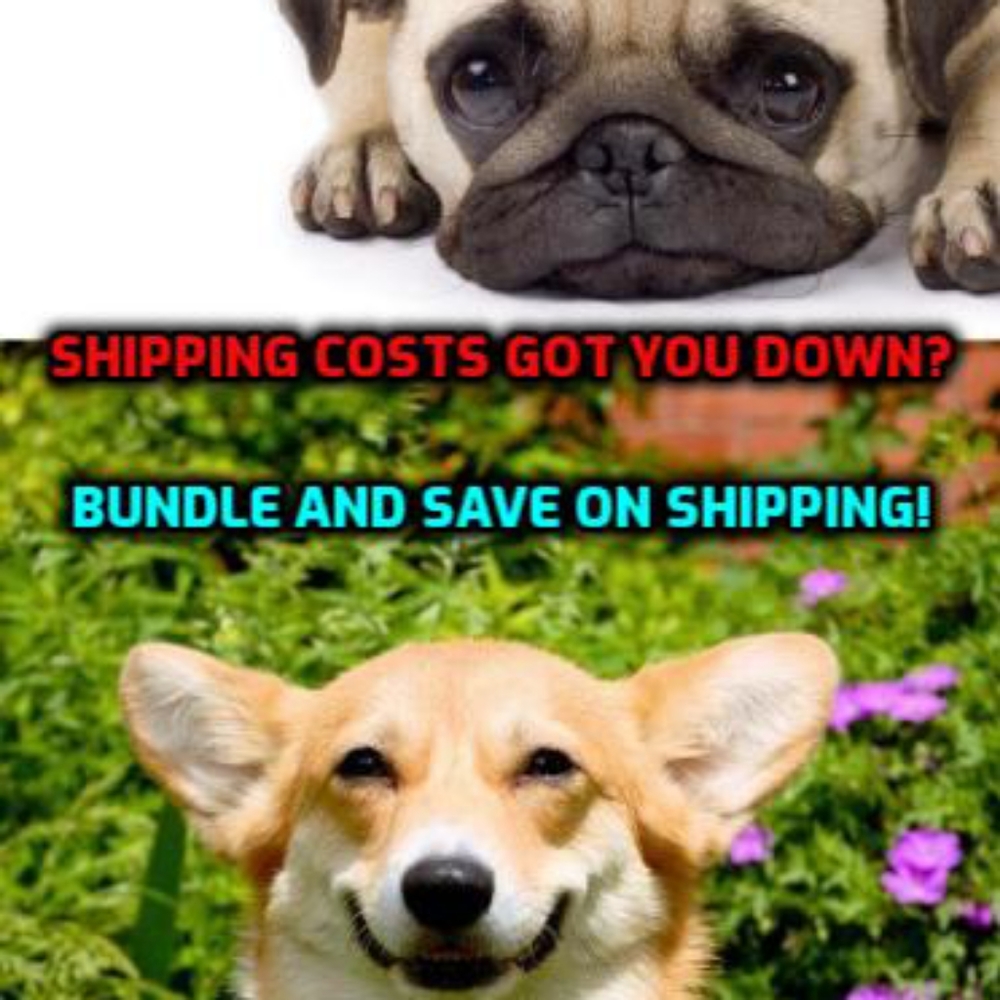 Shipping is expensive! Buy 2+ items and save!